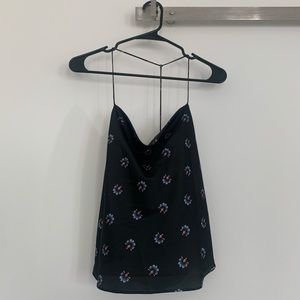 Cowl neck tank top